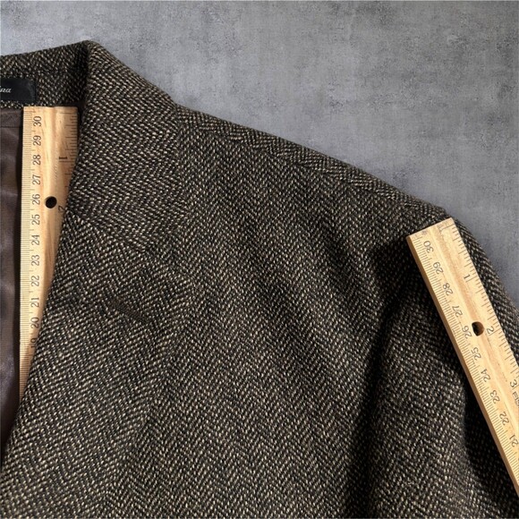 RALPH LAUREN Mens Blazer 42L Sport Coat 2-Button Jacket Brown 100% Wool Suits - Picture 8 of 13